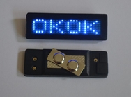 Rechargeable USB Flashing Electronic LED Name Badge Sign Programmable Scrolling Digital