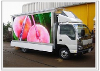 3 Sides Electronic Full Color Outdoor Message Boards ,  DIP346 LED Sdvertising Truck